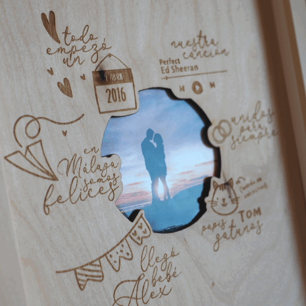 CUADRO PERSONALIZADO "NUESTRA HISTORIA" - Imagen 4