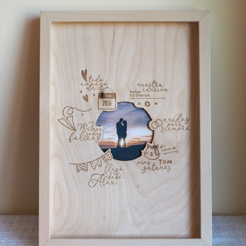 CUADRO NUESTRA HISTORIA Cuadro Personalizado