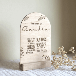 Natalicio Personalizado para Bebé – Regalo Único y Emotivo